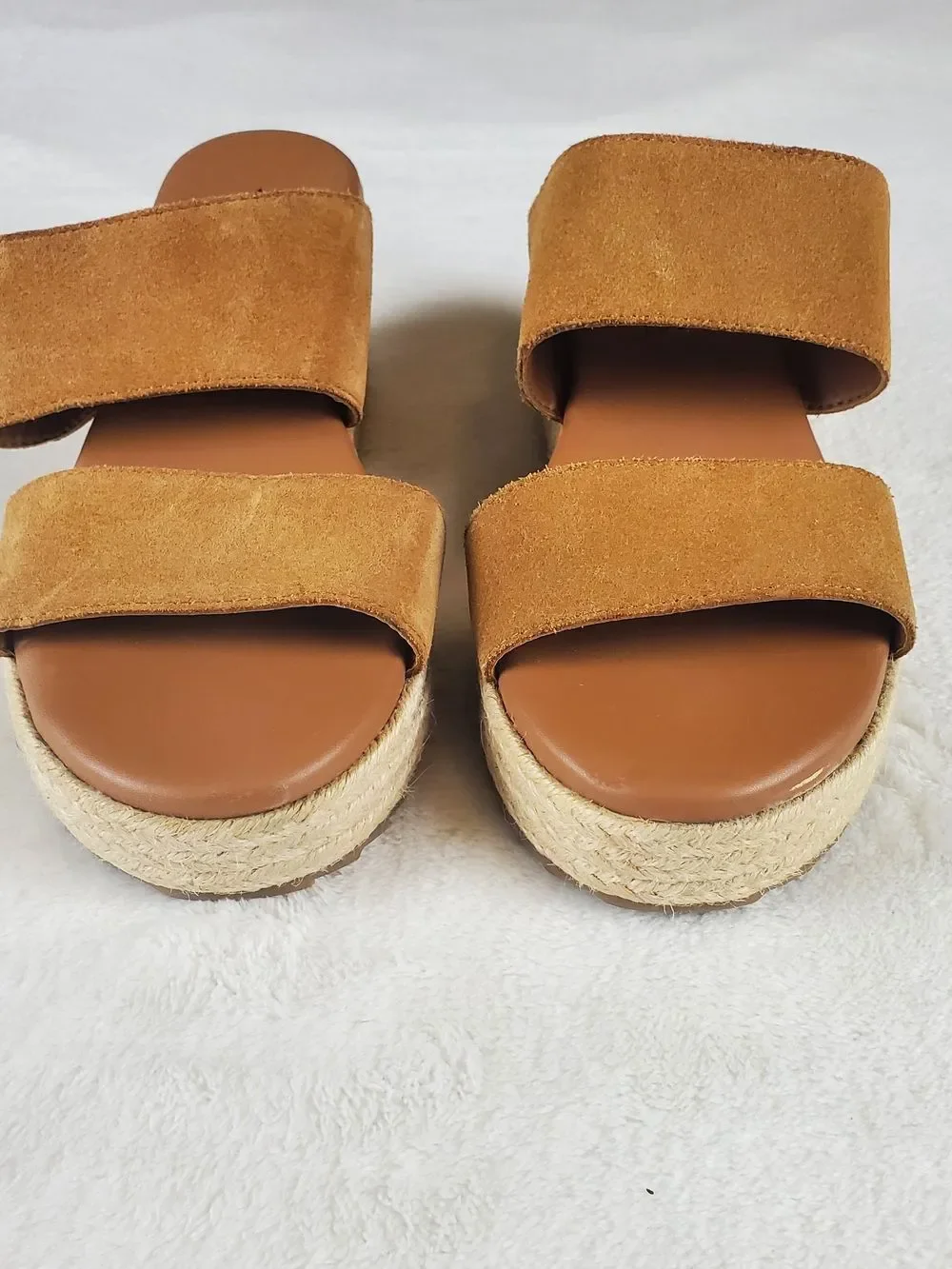 Joie Light Brown Suede Wedges NO Size